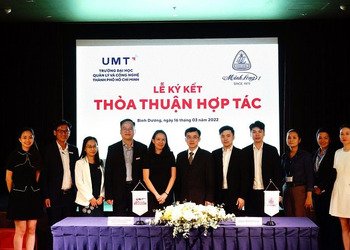 LỄ KÝ KẾT HỢP TÁC GIỮA TRƯỜNG ĐẠI HỌC QUẢN LÝ VÀ CÔNG NGHỆ TP.HCM (UMT) VÀ CÔNG TY TNHH MINH LONG I