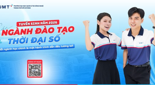 UMT TUYỂN SINH NĂM 2026: 10 NGÀNH HỌC TINH HOA, 24 CHUYÊN NGÀNH DẪN ĐẦU THỜI ĐẠI SỐ 